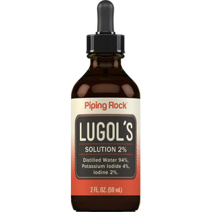 Lugol's Iodine (2%) Solution, 2 fl oz (59 mL) Dropper Bottle