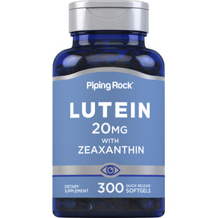 Lutein + Zeaxanthin, 20 mg, 300 Quick Release Softgels