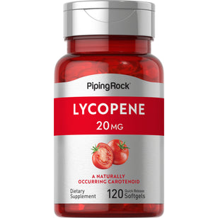Lycopene, 20 mg, 120 Quick Release Softgels