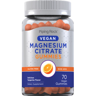 Magnesium Citrate (Delicious Tangerine), 70 Vegan Gummies