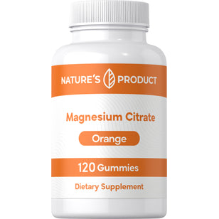 Magnesium Citrate (Orange), 120 Gummies