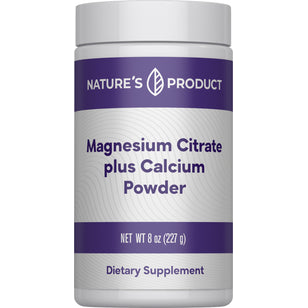 Magnesium Citrate plus Calcium Powder, 8 oz (227 g) Bottle