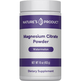 Magnesium Citrate Powder (Watermelon), 16 oz (453 g) Bottle