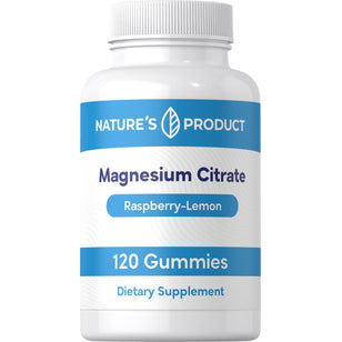 Magnesium Citrate (Raspberry-Lemon), 120 Gummies
