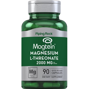 Magnesium L-Threonate Magtein, 90 Quick Release Capsules