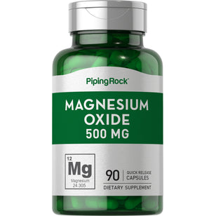 Magnesium Oxide, 500 mg, 90 Quick Release Capsules