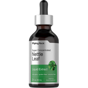 Nettle Leaf Liquid Extract Alcohol Free, 2 fl oz (59 mL) Dropper Bottle