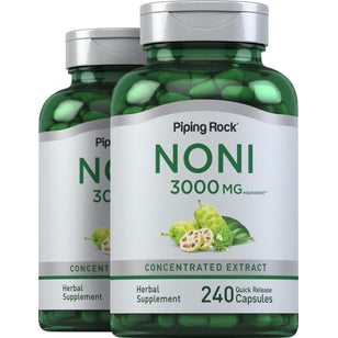 Noni, 3000 mg, 240 Quick Release Capsules, 2 Bottles