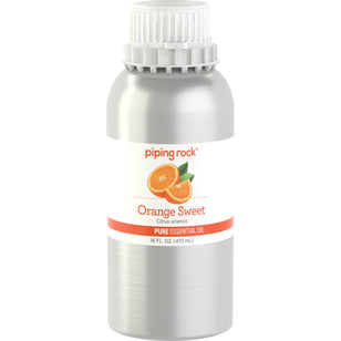 Orange Sweet Pure Essential Oil (GC/MS Tested), 16 fl oz (473 mL) Canister