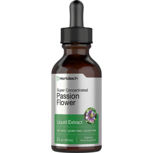Passion Flower Liquid Extract Alcohol Free, 2 fl oz (59 mL) Dropper Bottle