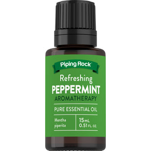 Peppermint Pure Essential Oil, 1/2 fl oz (15 mL) Dropper Bottle