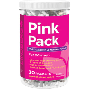 Pink Pack for Women (Multi-Vitamin & Mineral), 30 Packets