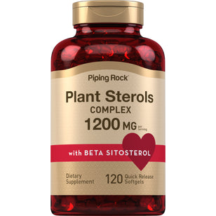 Plant Sterols Complex w/ Beta Sitosterol, 1200 mg (per serving), 120 Quick Release Softgels