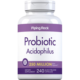 Probiotic Acidophilus 250 Million Organisms, 240 Quick Release Capsules