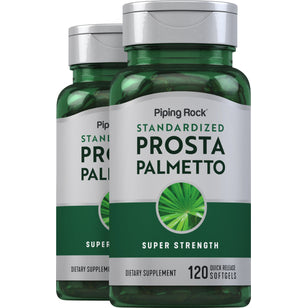 Prosta Palmetto Super Strength, 120 Quick Release Softgels, 2 Bottles