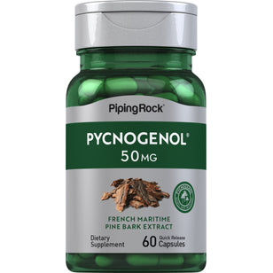 Pycnogenol, 50 mg, 60 Quick Release Capsules