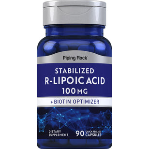 R-Fraction Alpha Lipoic Acid (Stabilized), 100 mg, 90 Quick Release Capsules