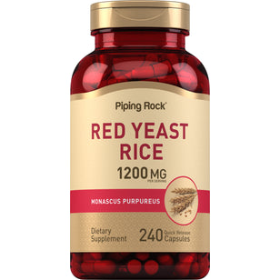 Red Yeast Rice, 1200 mg (per serving), 240 Quick Release Capsules