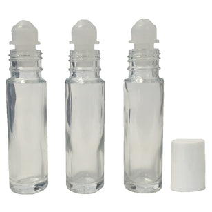 Roll-On Bottles Glass, 3 Bottles