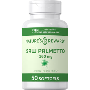 Saw Palmetto, 160 mg, 50 Softgels
