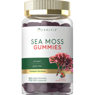 Sea Moss (Strawberry Blueberry), 70 Vegan Gummies