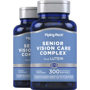 Senior Vision Care Complex, 300 Quick Release Softgels, 2 Bottles