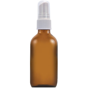 Spray Bottle, 2 fl oz (59 mL) Glass Amber, Spray Bottle