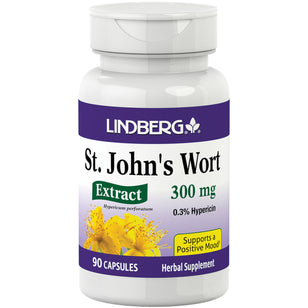 St. John's Wort Standardized Extract, 300 mg, 90 Capsules