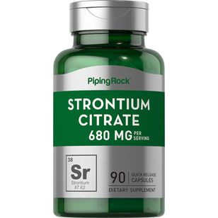 Strontium Citrate, 680 mg (per serving), 90 Quick Release Capsules