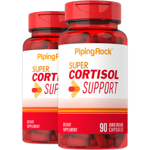 Super Cortisol Support, 90 Quick Release Capsules, 2 Bottles