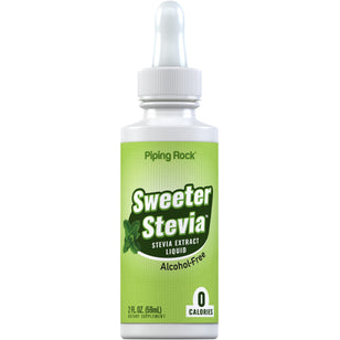 Sweeter Stevia Liquid, 2 fl oz (59 mL) Dropper Bottle
