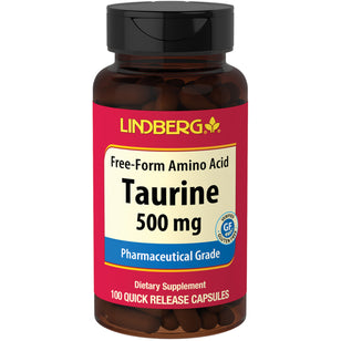 Taurine, 500 mg, 100 Quick Release Capsules