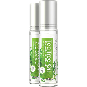 Tea Tree Essential Oil Roll-On Blend (2 Pack), 10mL / 0.33 fl.oz Roll-On