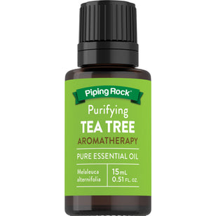 Tea Tree Pure Essential Oil, 1/2 fl oz (15 mL) Dropper Bottle