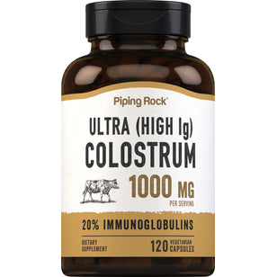 Ultra Colostrum (High IG), 1000 mg (per serving), 120 Vegetarian Capsules