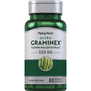 Ultra Graminex Flower Pollen Ext, 500 mg, 60 Quick Release Capsules