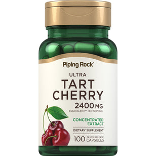 Ultra Tart Cherry, 2400 mg (per serving), 100 Quick Release Capsules