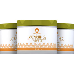 Vitamin C Antioxidant Renewal Cream, 4 oz (113 g) Jar, 3 Jars