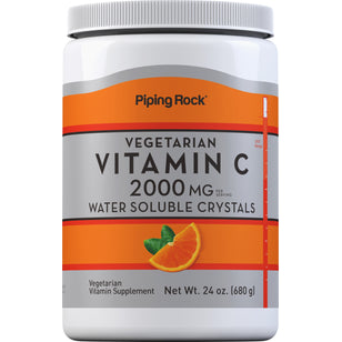 Vitamin C  Powder, 2000 mg (per serving), 24 oz (680 g) Bottle