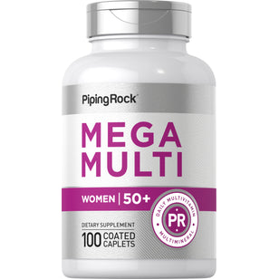 Women's Mega Multi 50 Plus, 100 Coated Caplets