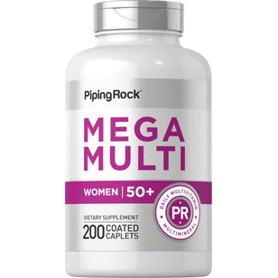 Women's Mega Multi 50 Plus, 200 Coated Caplets