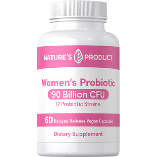 Women’s Probiotic 12 Strains 90 Billion Organisms, 60 Delayed Release Vegan Caps