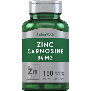 Zinc Carnosine, 84 mg, 150 Quick Release Capsules