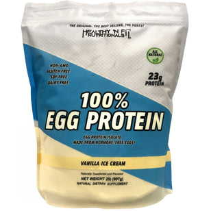 100% Egg Protein (Vanilla Ice Cream), 2 lb (908 g) Bottle