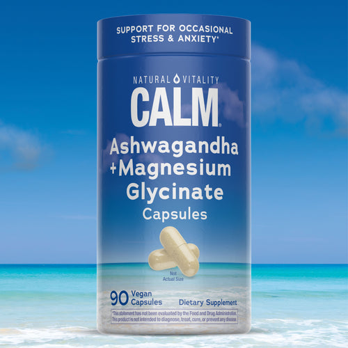 CALM Ashwagandha Magnesium Glycinate, 90 Vegetarian Capsules