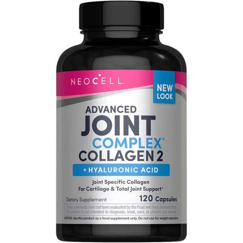 Joint Complex Collagen Type 2 + Hyaluronic Acid, 120 Capsules