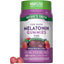 Nature's Truth Low Dose Melatonin Gummies 1 MG, 100% Drug Free, Non-GMO, Gluten Free, Vegan, Mixed Berry flavor, 60 Gummies.