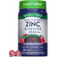 Nature's Truth Extra Strength Zinc Gummies, 50 mg per 3, Mixed Berry, 60 count. Non-GMO, Gluten-Free, Vegan. Immune Support.