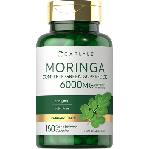 Moringa Oleifera, 6000 mg (per serving), 180 Quick Release Capsules