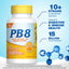 Product highlights graphic stating 10+ strains of beneficial bacteria, supports digestive and immune health*, 15 billion good bacteria††.